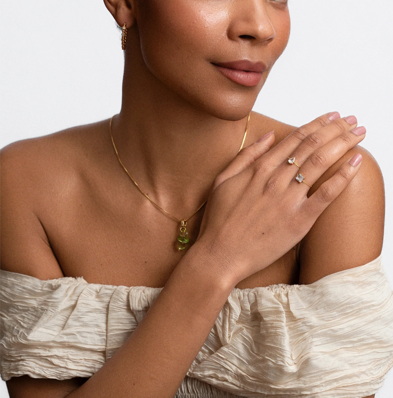Franziska 14K Gold Teardrop Ring