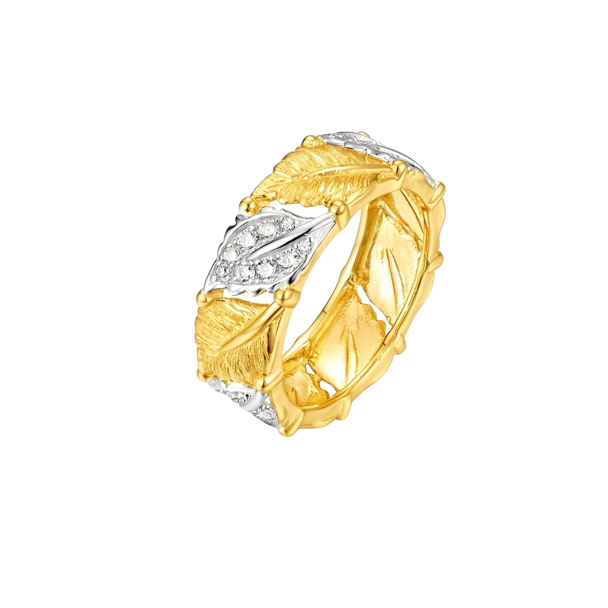 Frauke 14K Gold Leaf Ring