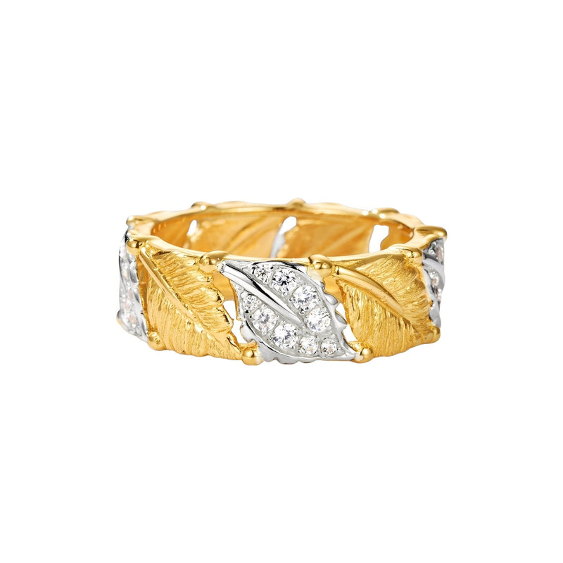 Frauke 14K Gold Leaf Ring