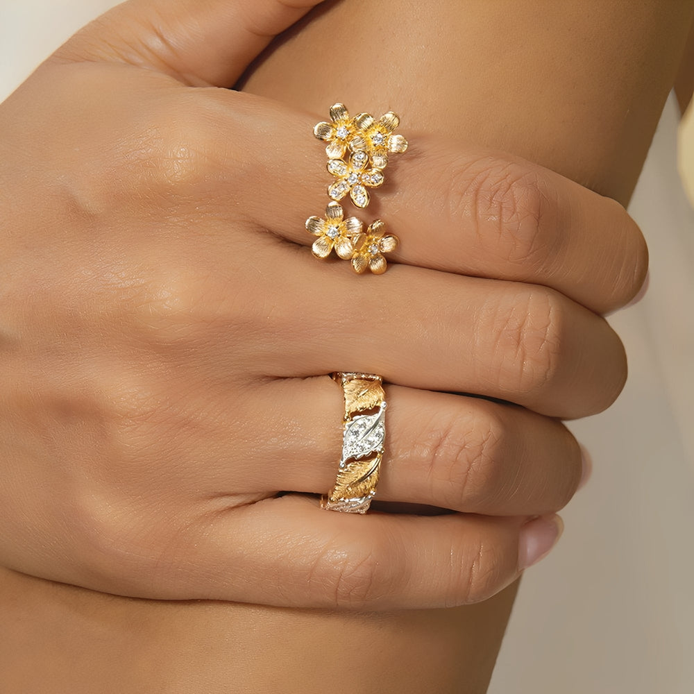Frauke 14K Gold Leaf Ring