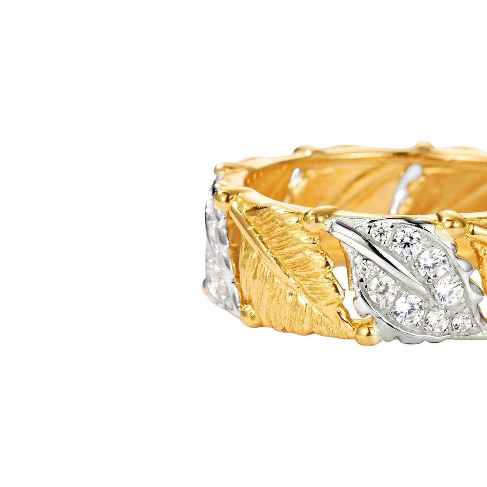 Frauke 14K Gold Leaf Ring
