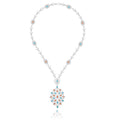 Fredegund Multicolor Snowflake Necklace