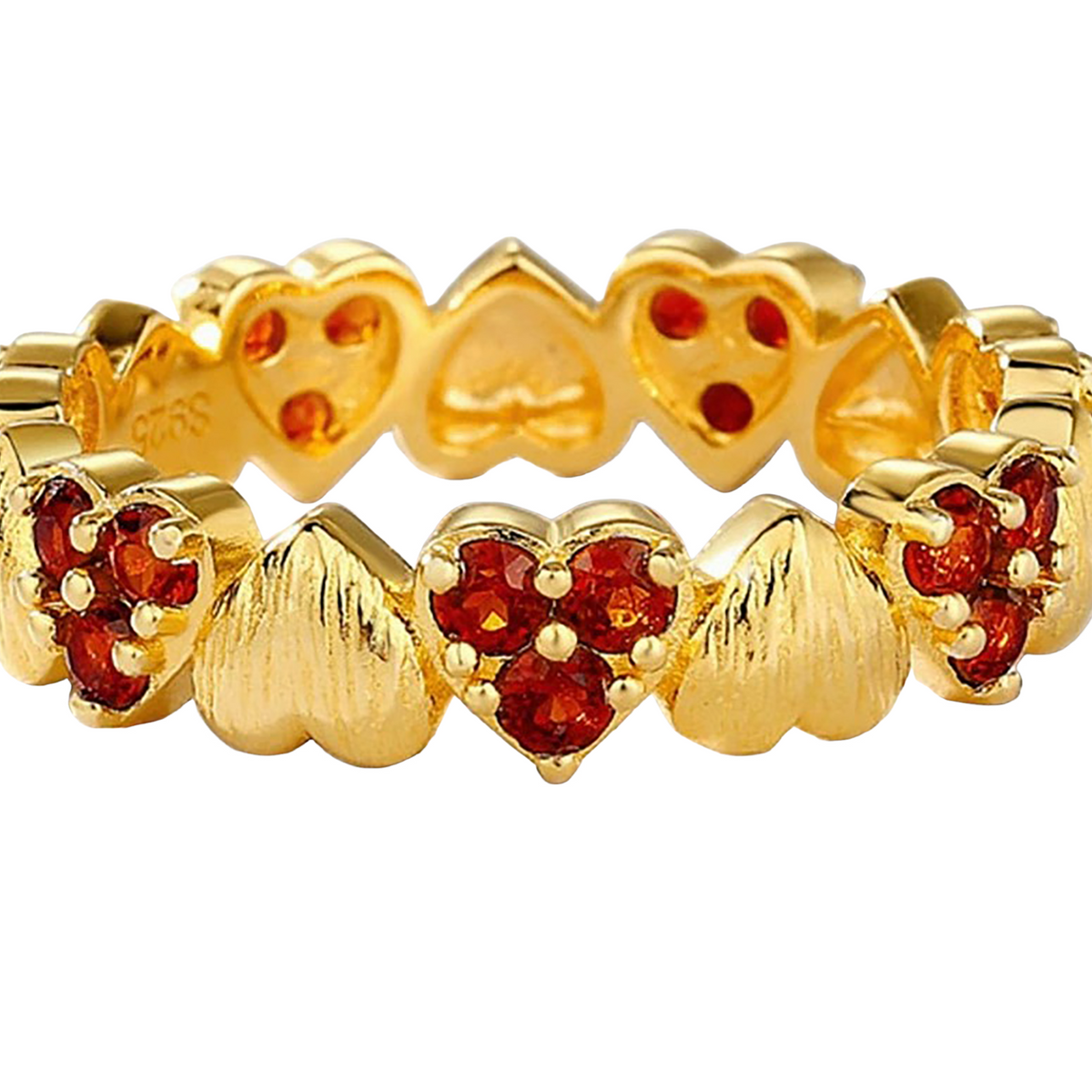 Friederike Red Heart Ring