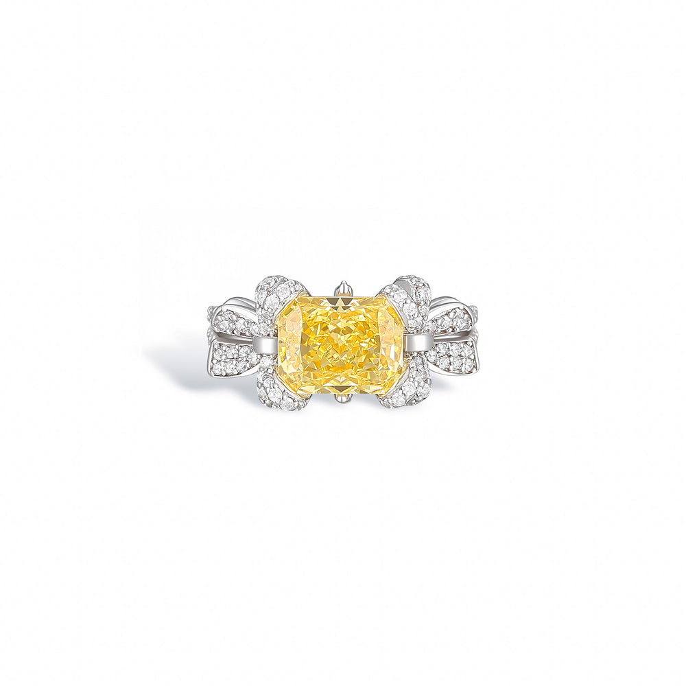 Galatée Yellow Butterfly Ring