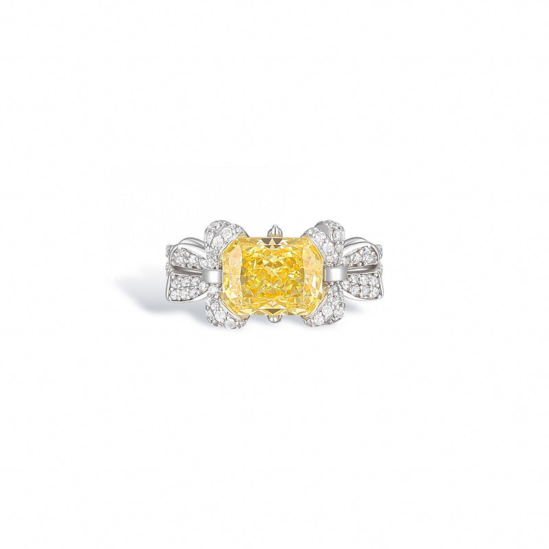 Galatée Yellow Butterfly Ring