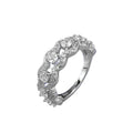 Galla White Wave Ring