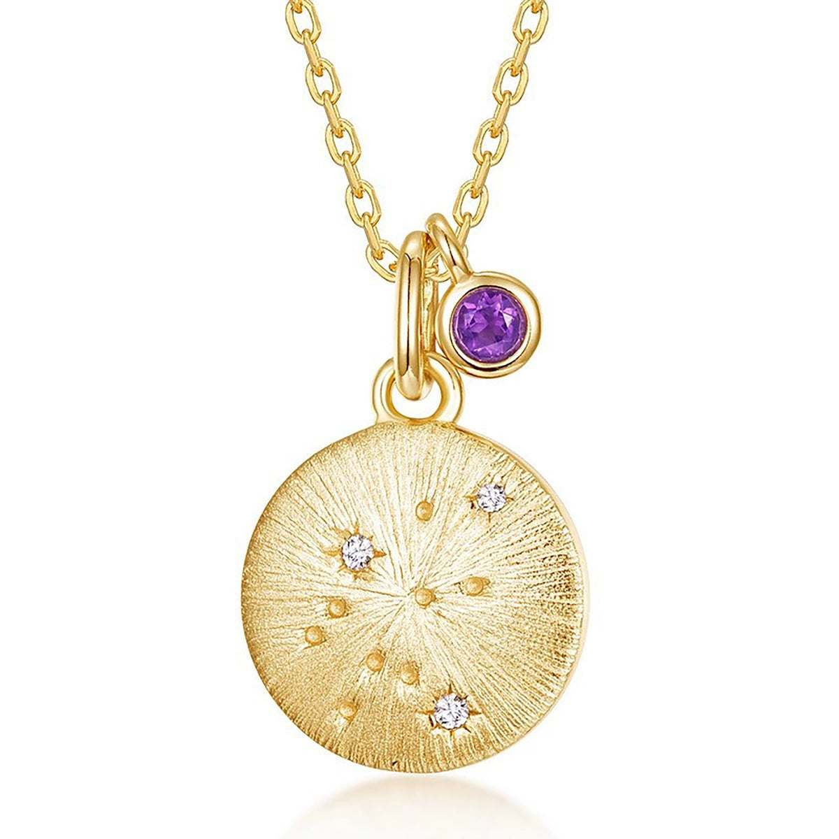 Gémeaux 14K Gold 12 Zodiac Necklace