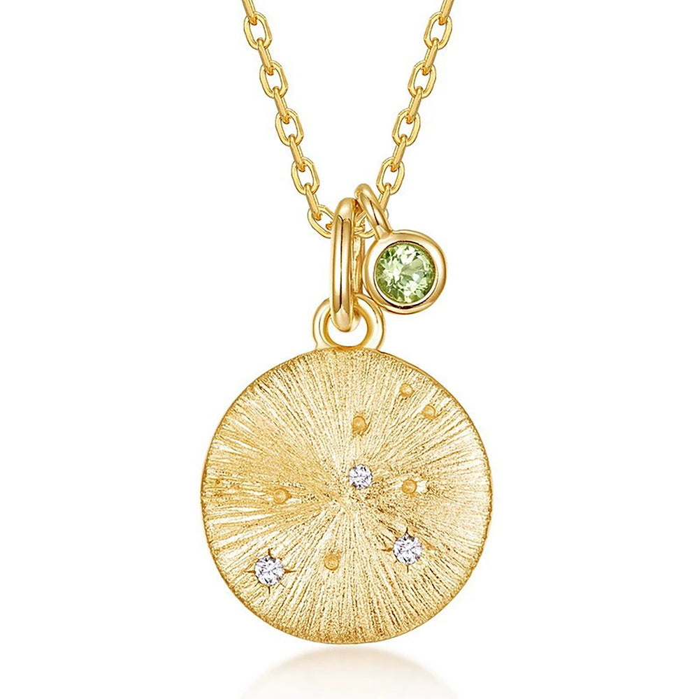 Gémeaux 14K Gold 12 Zodiac Necklace