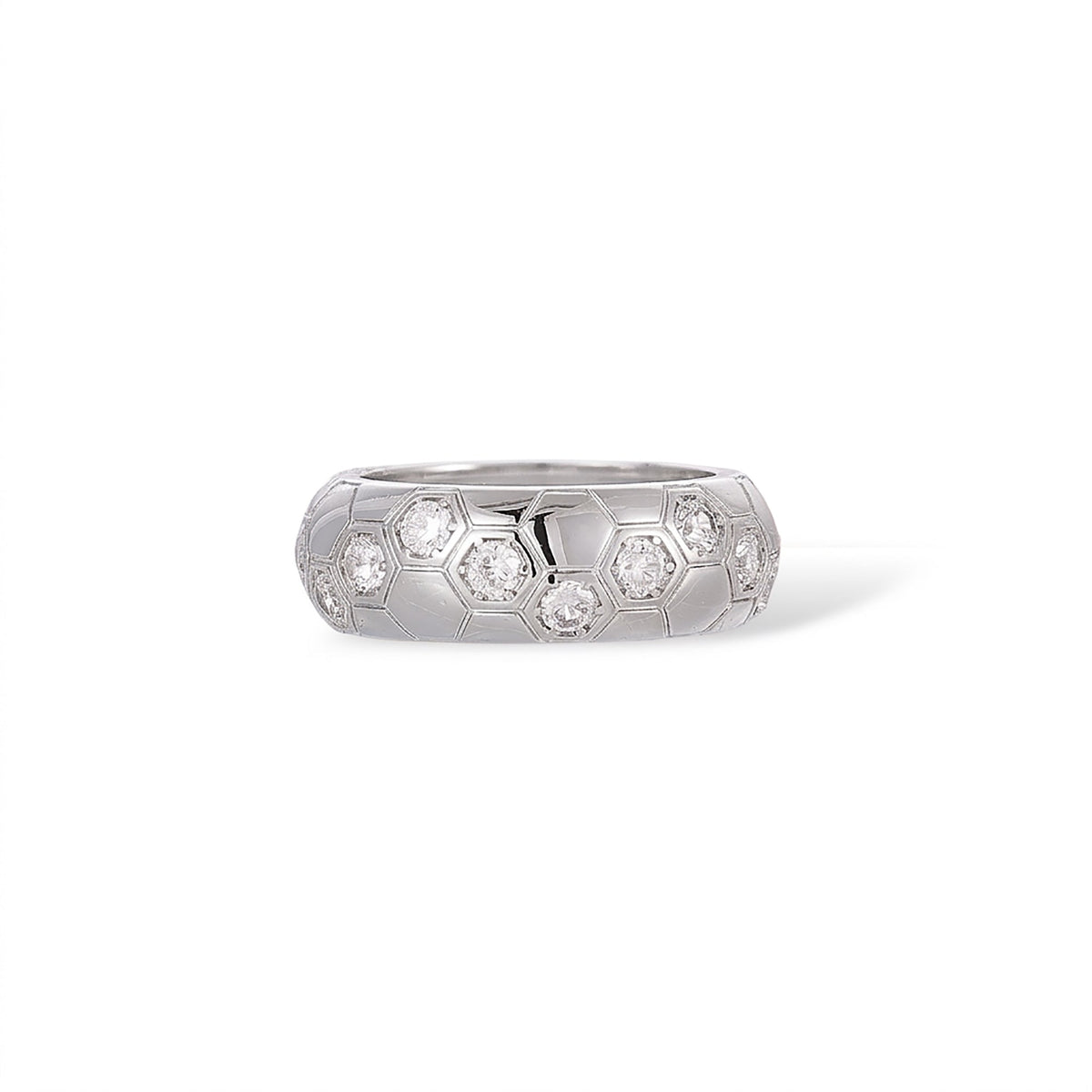 Gerlindis 14K Gold Spherical Ring