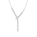 Gilette Y Shape Moissanite Necklace