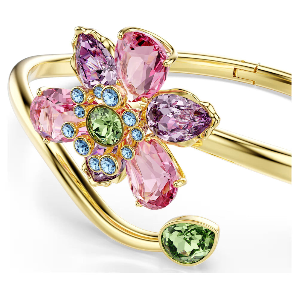Gisela Multicolor Floral Open Bangle