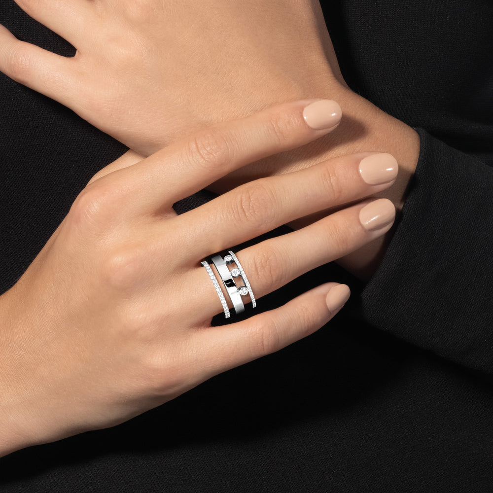 Gislrun 14K Gold Hollow Geometric Ring