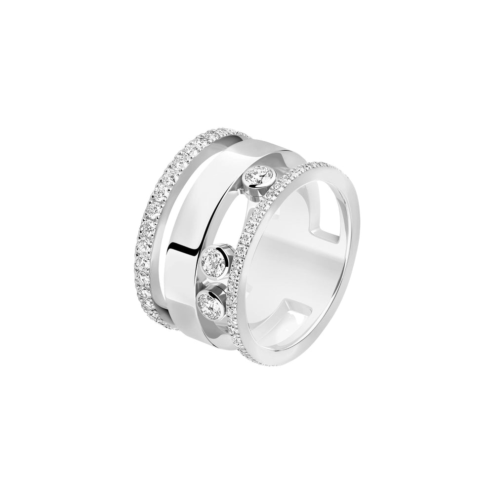 Gislrun 14K Gold Hollow Geometric Ring