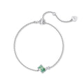 Glawdys Green Moss Rectangular Bracelet