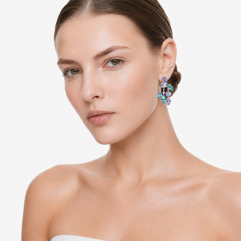 Gloria Multicolor Mixed Shape Earrings