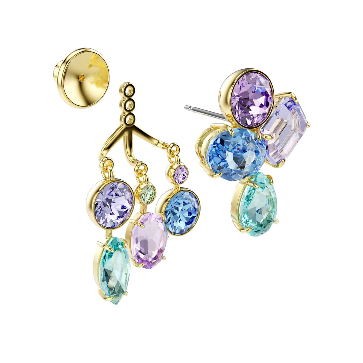 Gloria Multicolor Mixed Shape Earrings