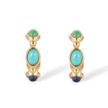 Godeleine Multicolor Oval Earrings
