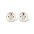 Gravé Finement Baroque Pearl Stud Earrings