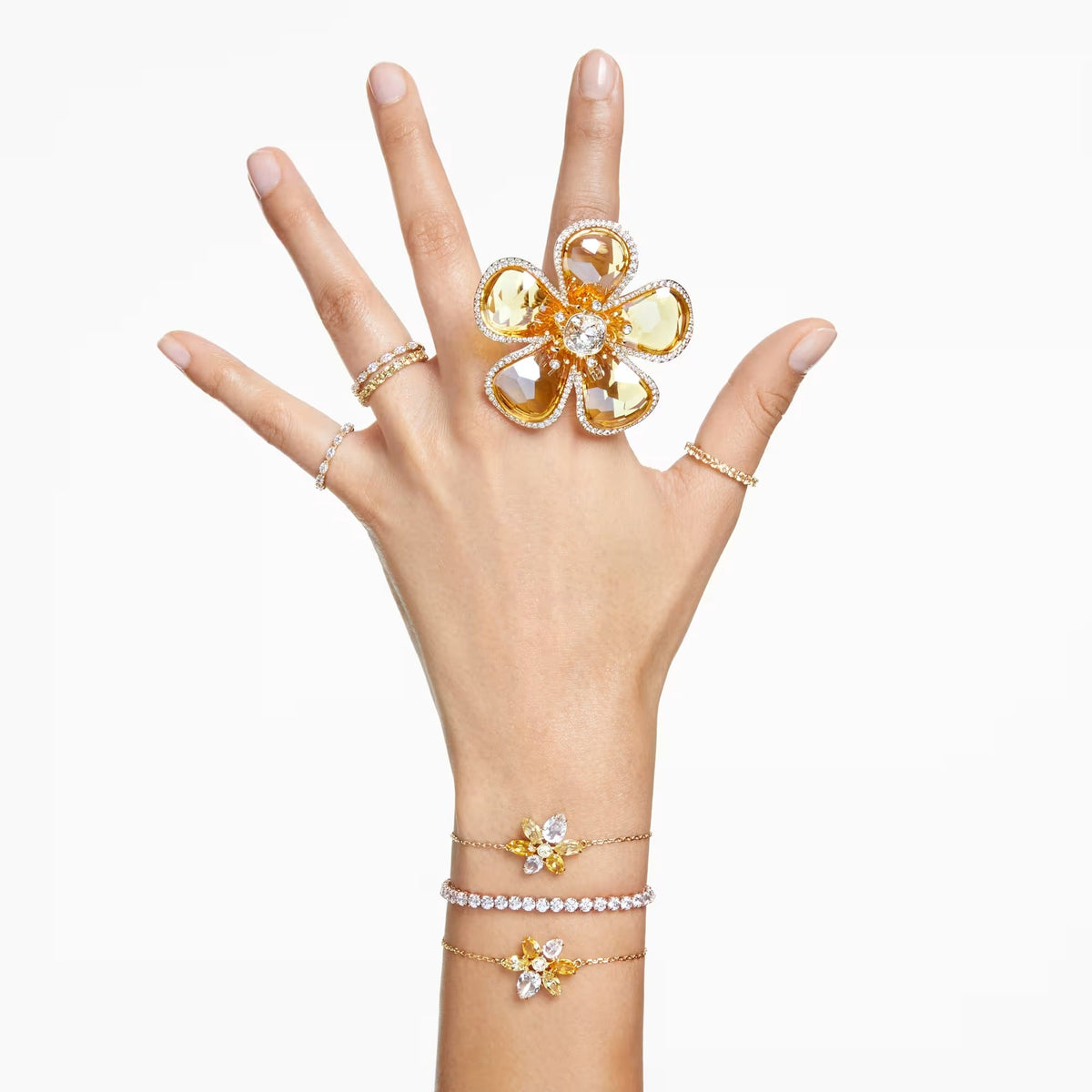 Gudrun Tennis Round Bracelet