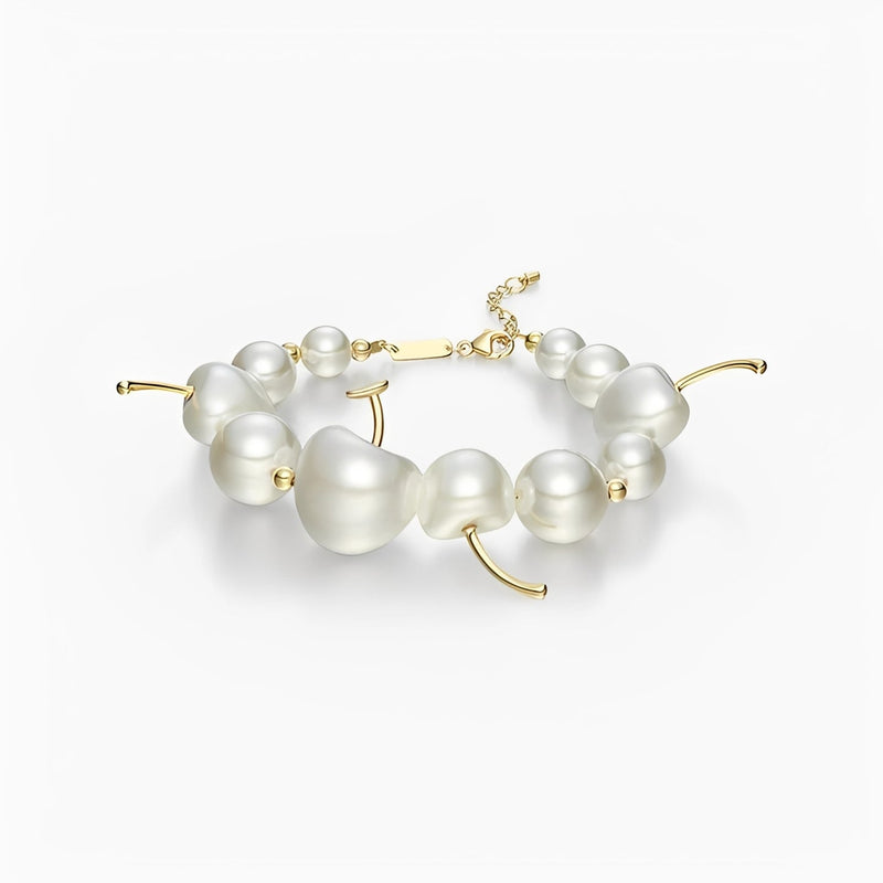 Gwenaëlle White Cherry Bracelet