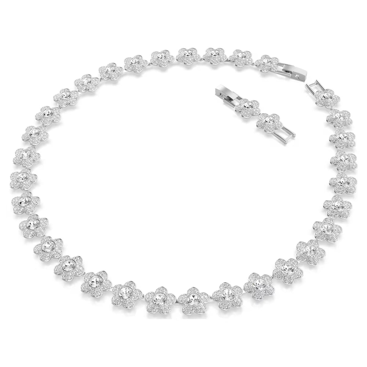 Gwynne White Floral Choker Necklace