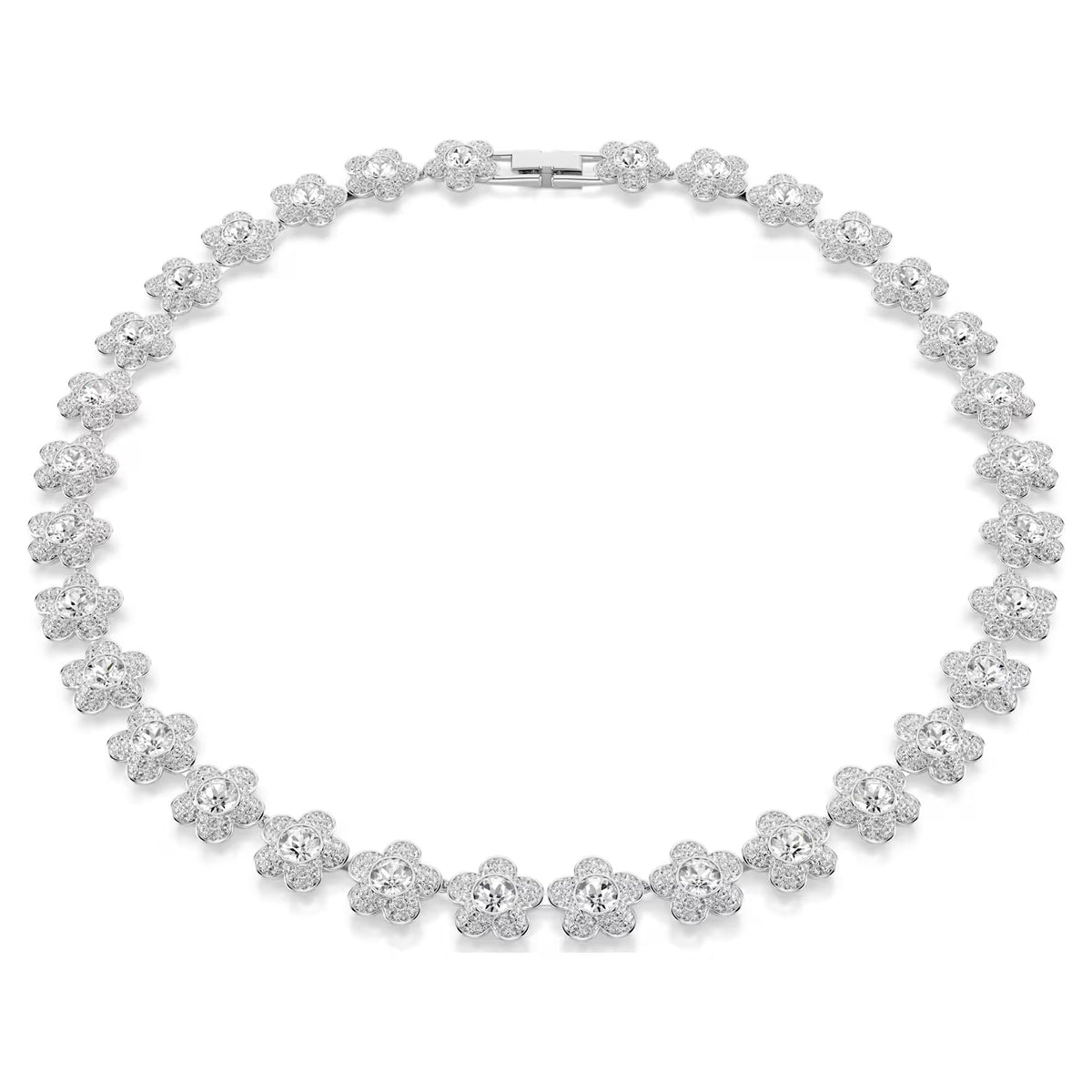 Gwynne White Floral Choker Necklace