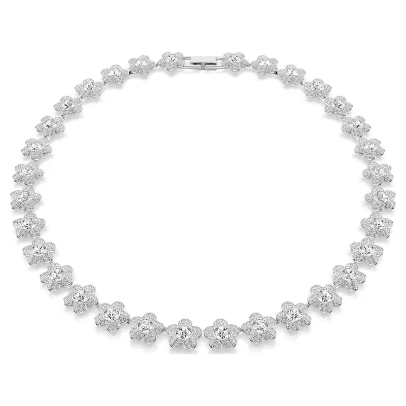 Gwynne White Floral Choker Necklace