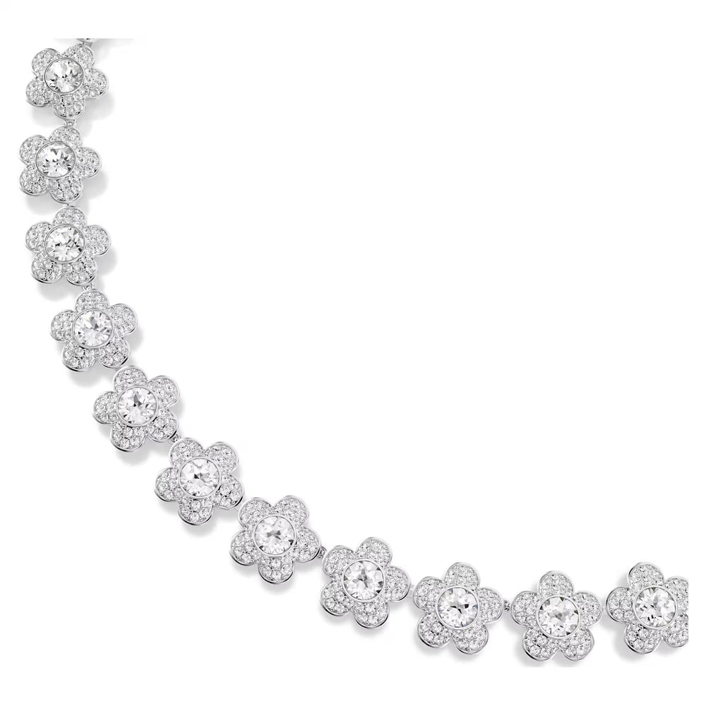 Gwynne White Floral Choker Necklace