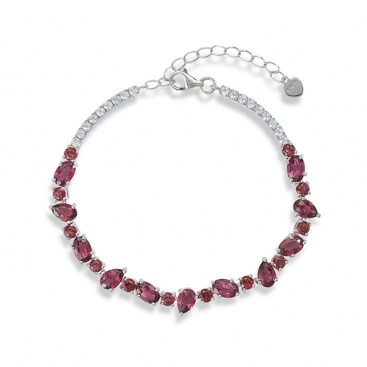 Haduwig Pear Ruby Bracelet