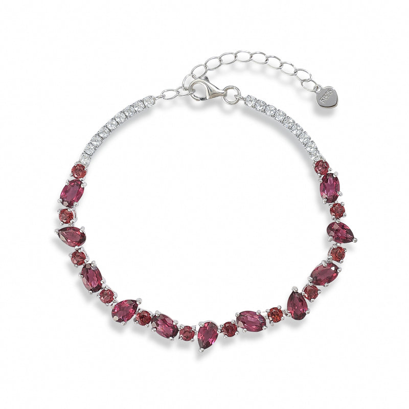 Haduwig Pear Ruby Bracelet