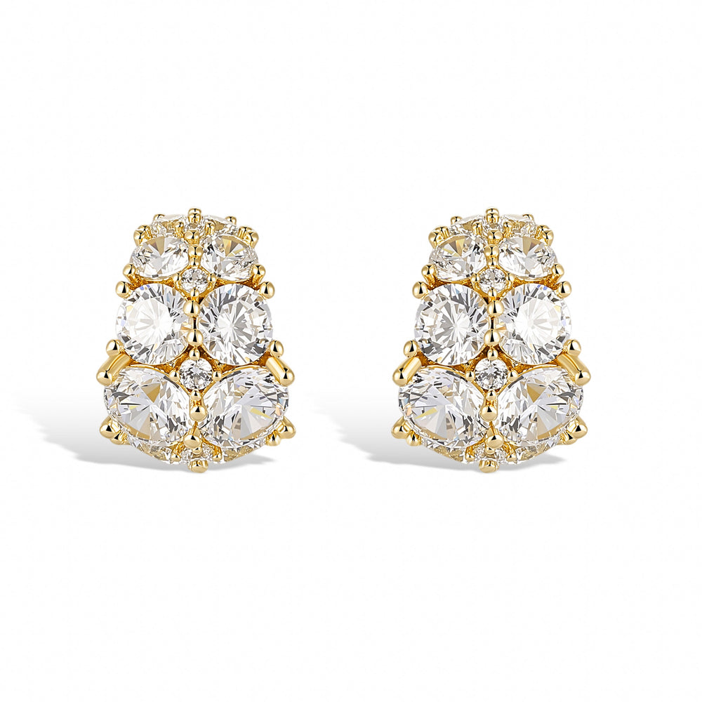 Hanaë 14K Gold Hollowed Earrings