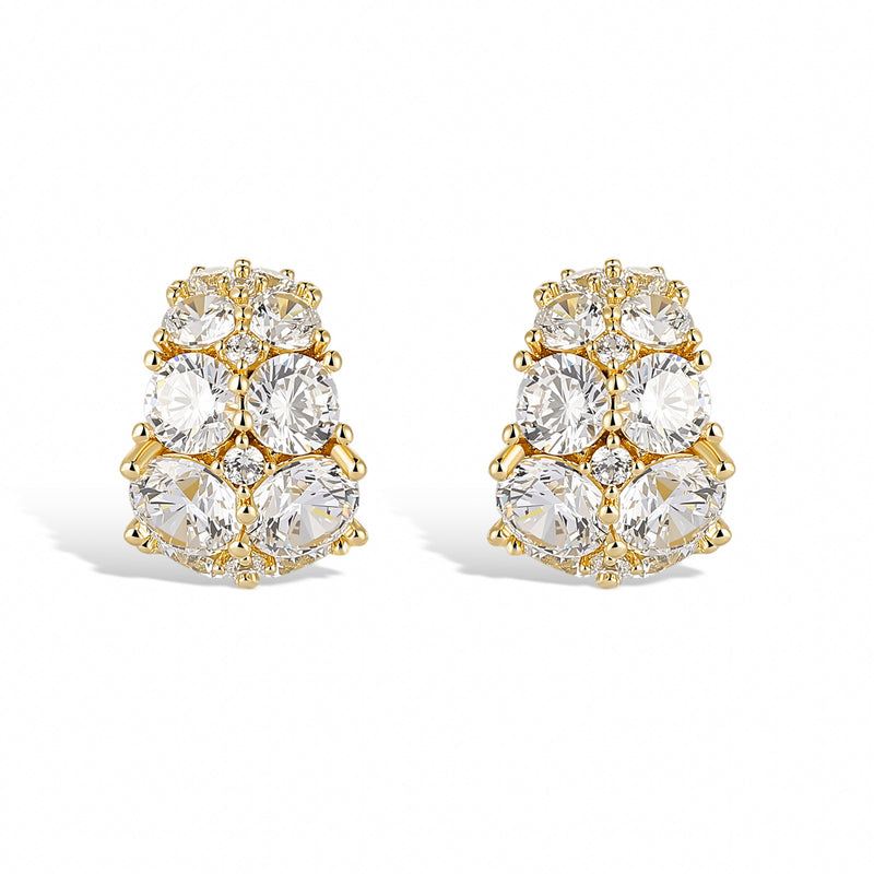 Hanaë 14K Gold Hollowed Earrings