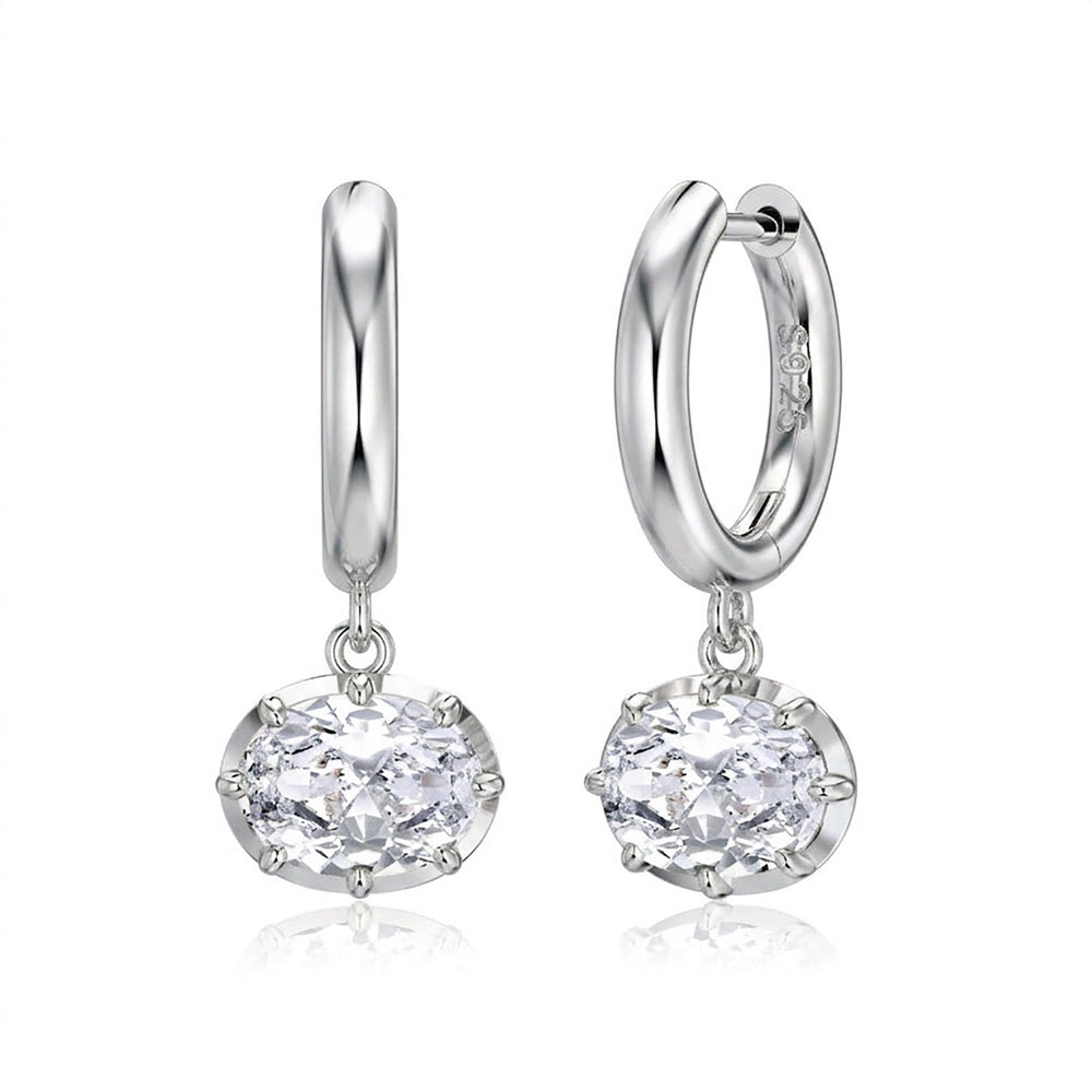 Harlind 18K Gold Oval Earrings