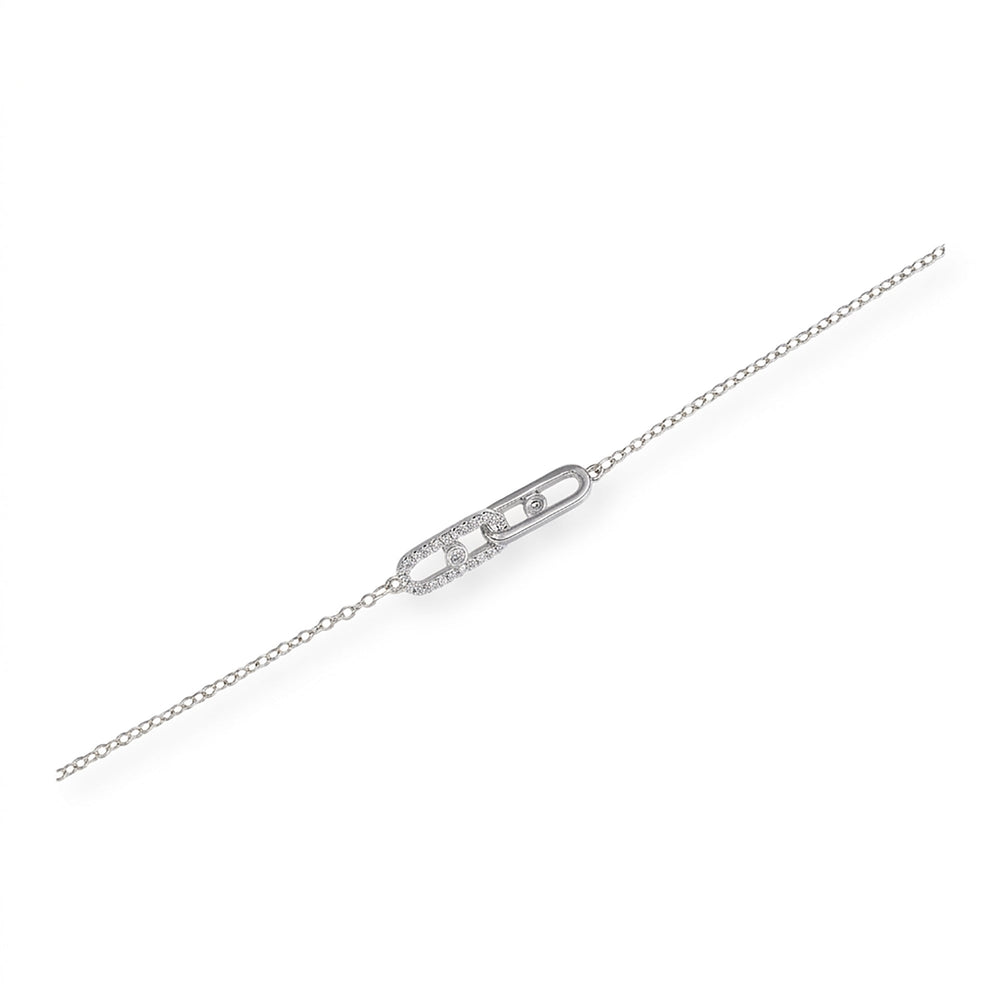 Helmwina 14K Gold Double Oval Bracelet