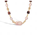 Henriette Pink Baroque Pearl Necklace