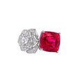 Hibernie Red Rose Floral Ring
