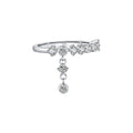 Hildegard Silver Round Tassel Ring