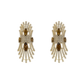 Hippolyte Brown Waterfall Earrings