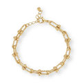 Honorine 14K Gold U Shape Bracelet