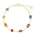 Illyrie Multicolor Fancy Shapes Bracelet