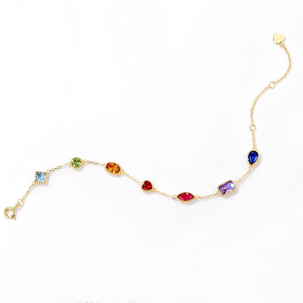 Illyrie Multicolor Fancy Shapes Bracelet