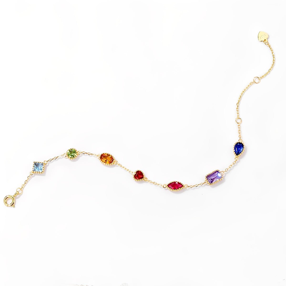 Illyrie Multicolor Fancy Shapes Bracelet