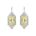 Imelda Yellow Emerald Earrings