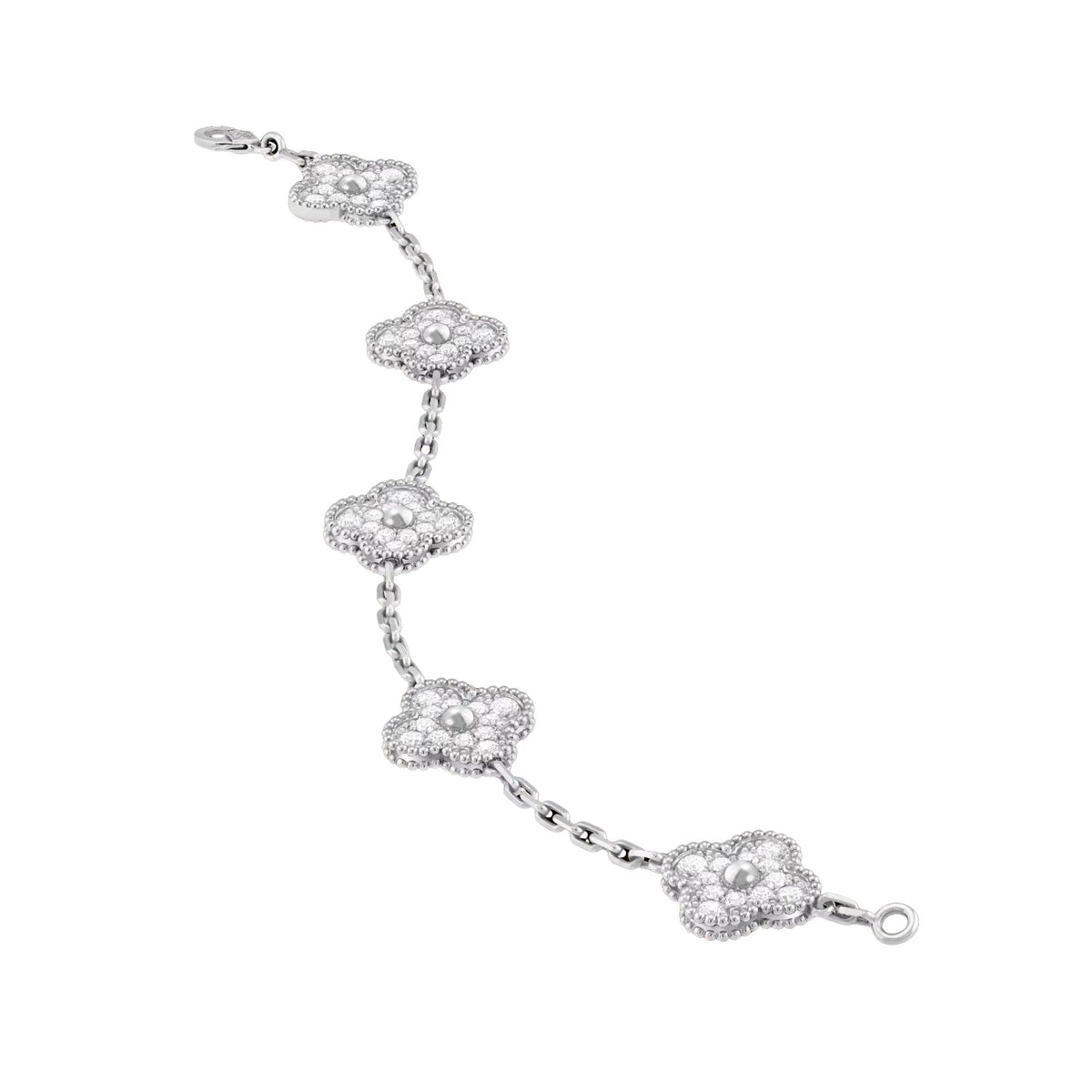 Imke White Trèfle Bracelet