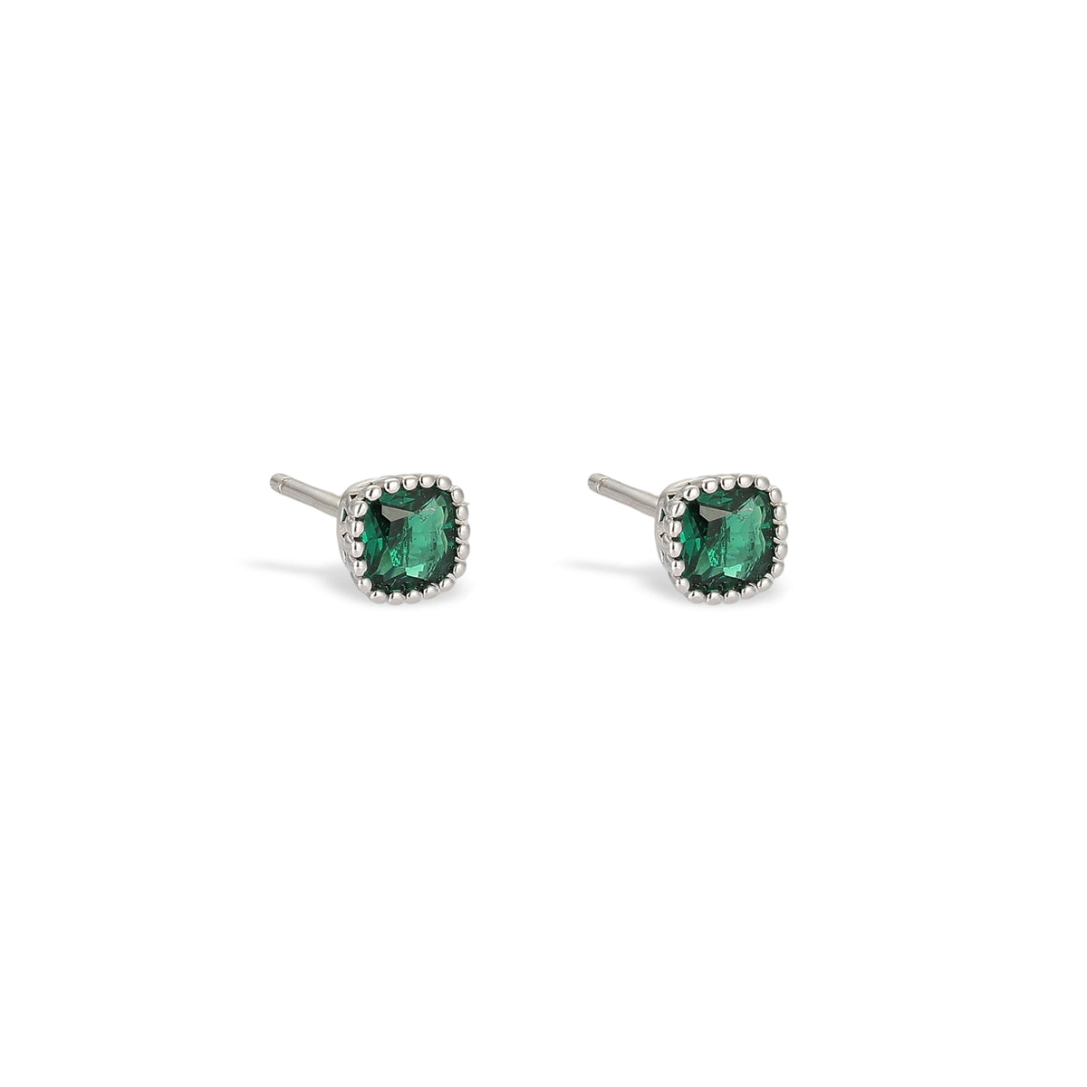 Inès Square Zircon Earring Set