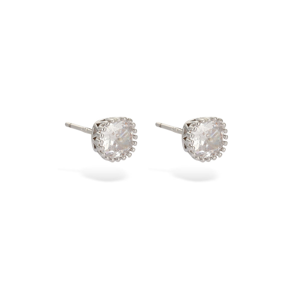 Inès Square Zircon Earring Set