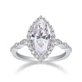 Infante White Marquise Moissanite Ring