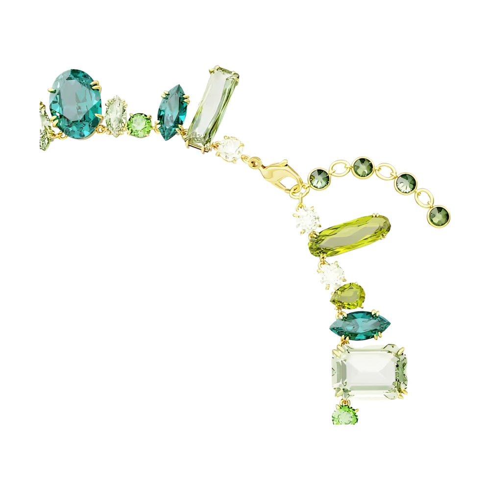 Ingeborg Green Mixed Shapes Necklace