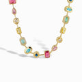 Ingrid 14K Gold Multicolor Mixed Shape Necklace