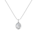Ingrun White Oval Necklace